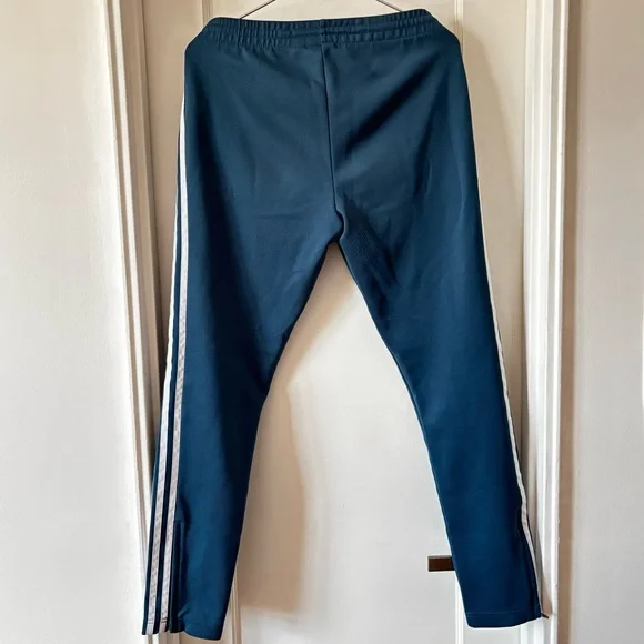 Adidas Originals Three Stripes Blue Track Pants - Picture 2 of 9